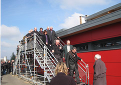 Inauguration de la centrale solaire dans L'Ain