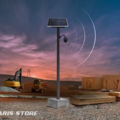 Caméra solaire autonome pour la surveillance de chantier et timelaps