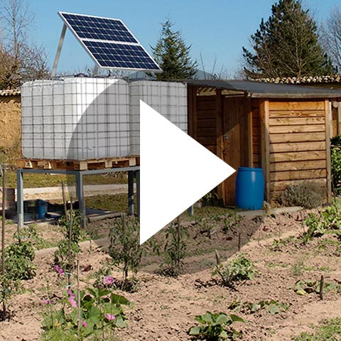 Pompes à eau solaires et kits avec panneaux photovoltaiques