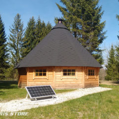 Kit solaire cabane bois