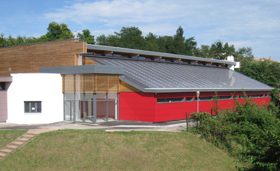 Centrale solaire photovoltaïque du Gymnase de Trévoux (01, Ain)