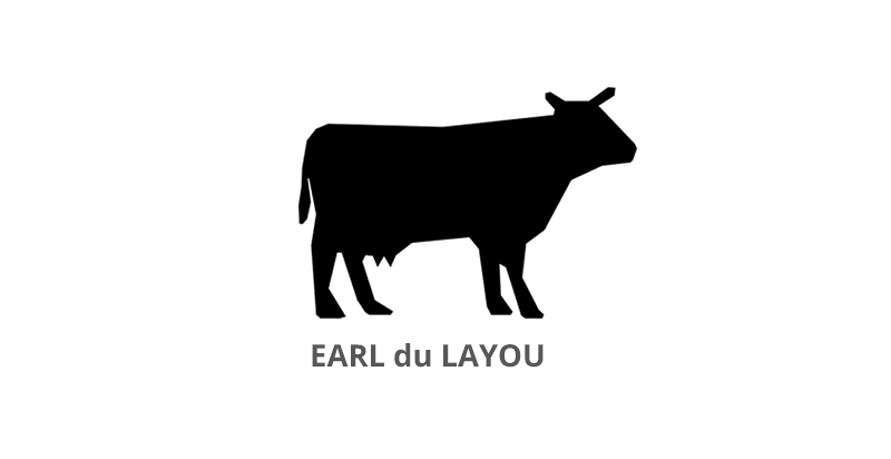 Logo explitation agricole éleveur EARL du LAYOU