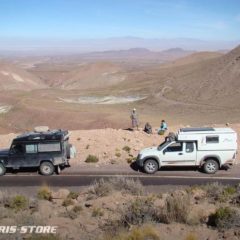 Panneau solaire embarqué pour raid 4x4 en amérique du Sud