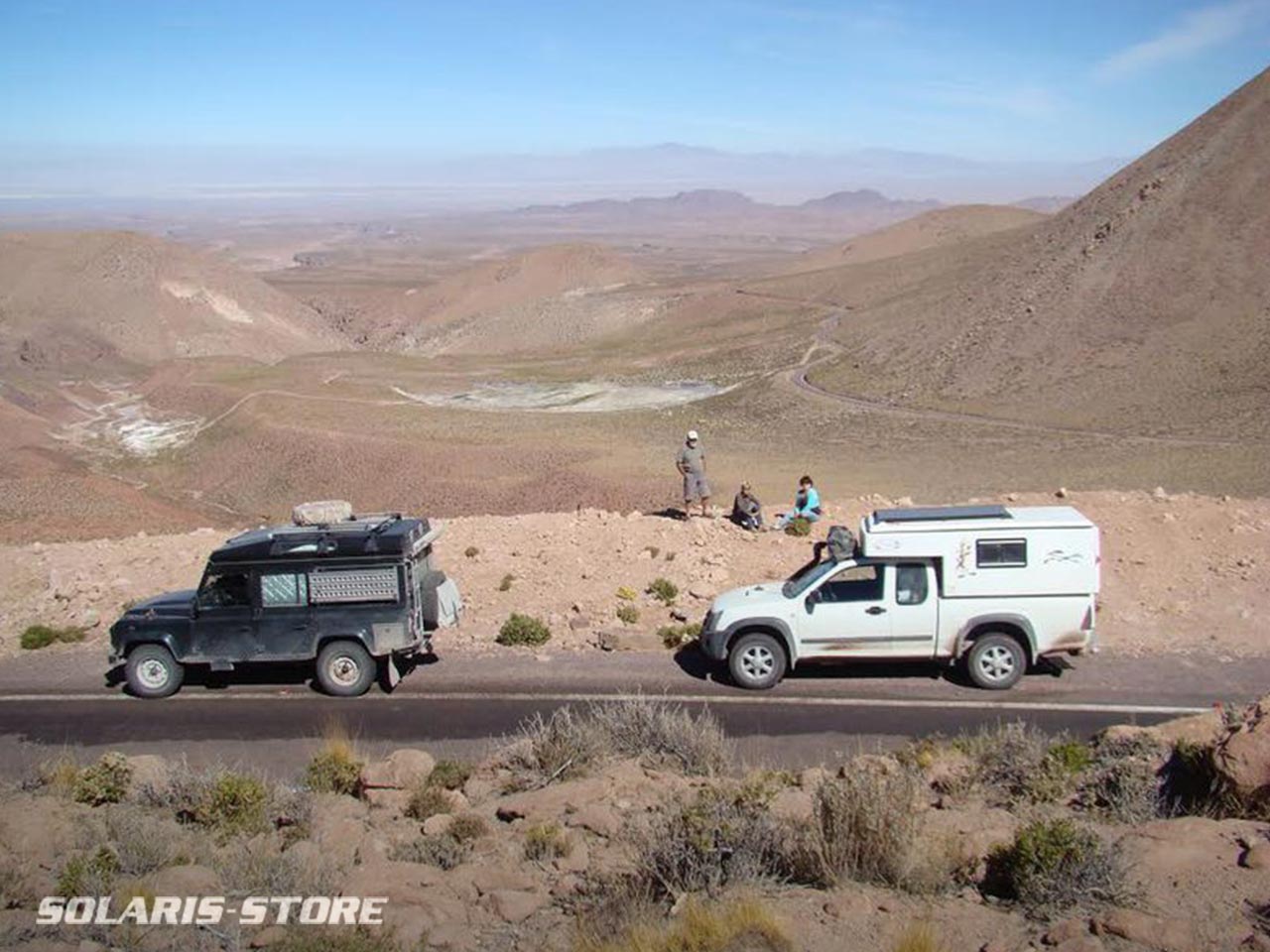 Panneau solaire embarqué pour raid 4x4 en amérique du Sud