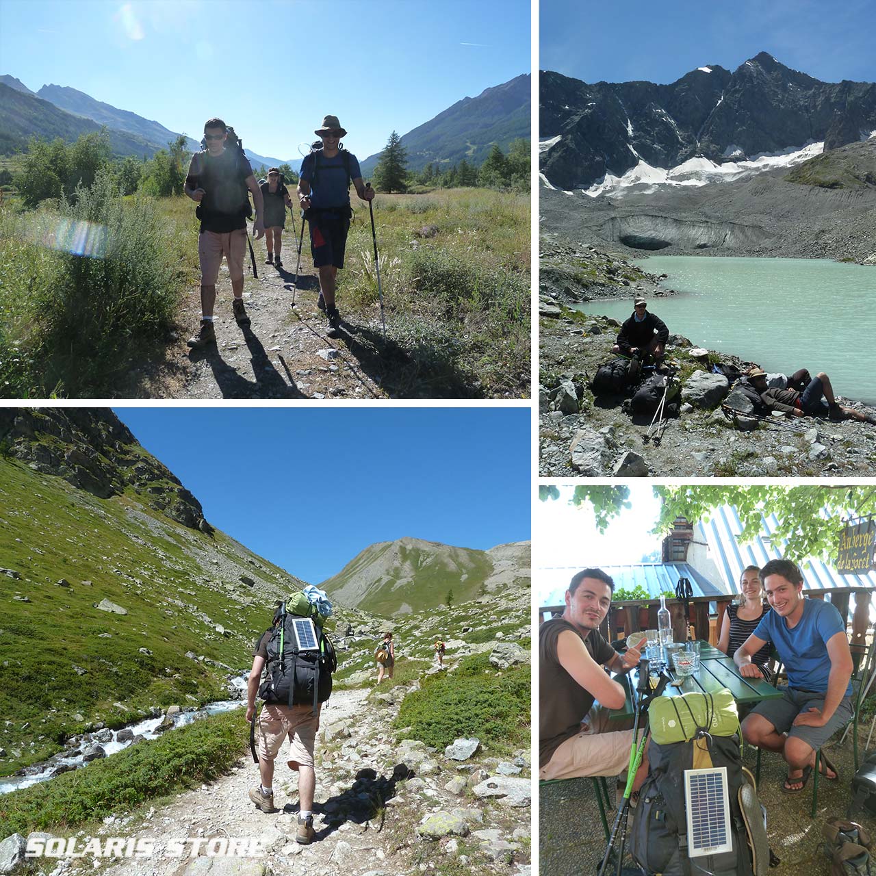 Randonnée Bivouac et Camping sur le GR54 tour de l'oisans et des écrins, entre auris, besse et la Grave