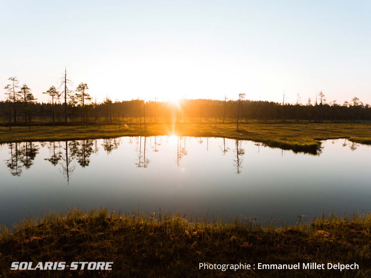 Paysage Taiga Finlande Emmanuel Millet Delpech