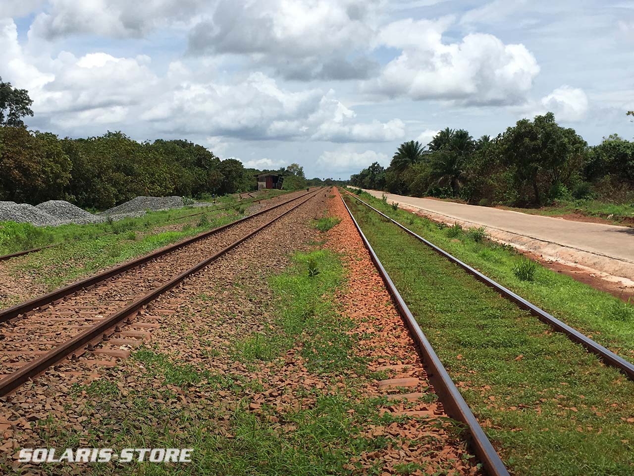 Solar system for train line between Kamsar and Sangaredi