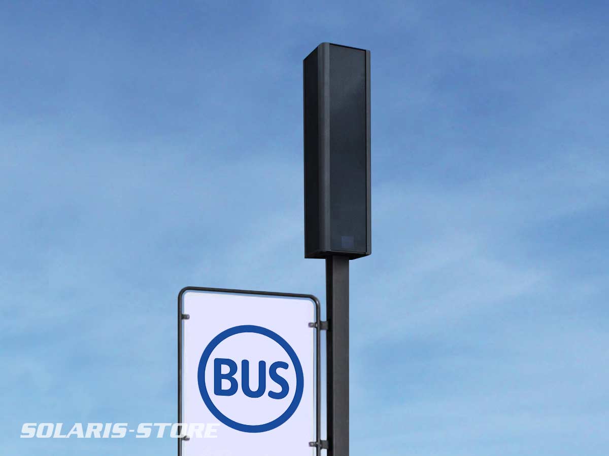 Lampadaire autonome à panneau solaire 360°