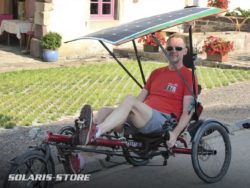Panneau solaire et booster pour vélo électrique tricycle
